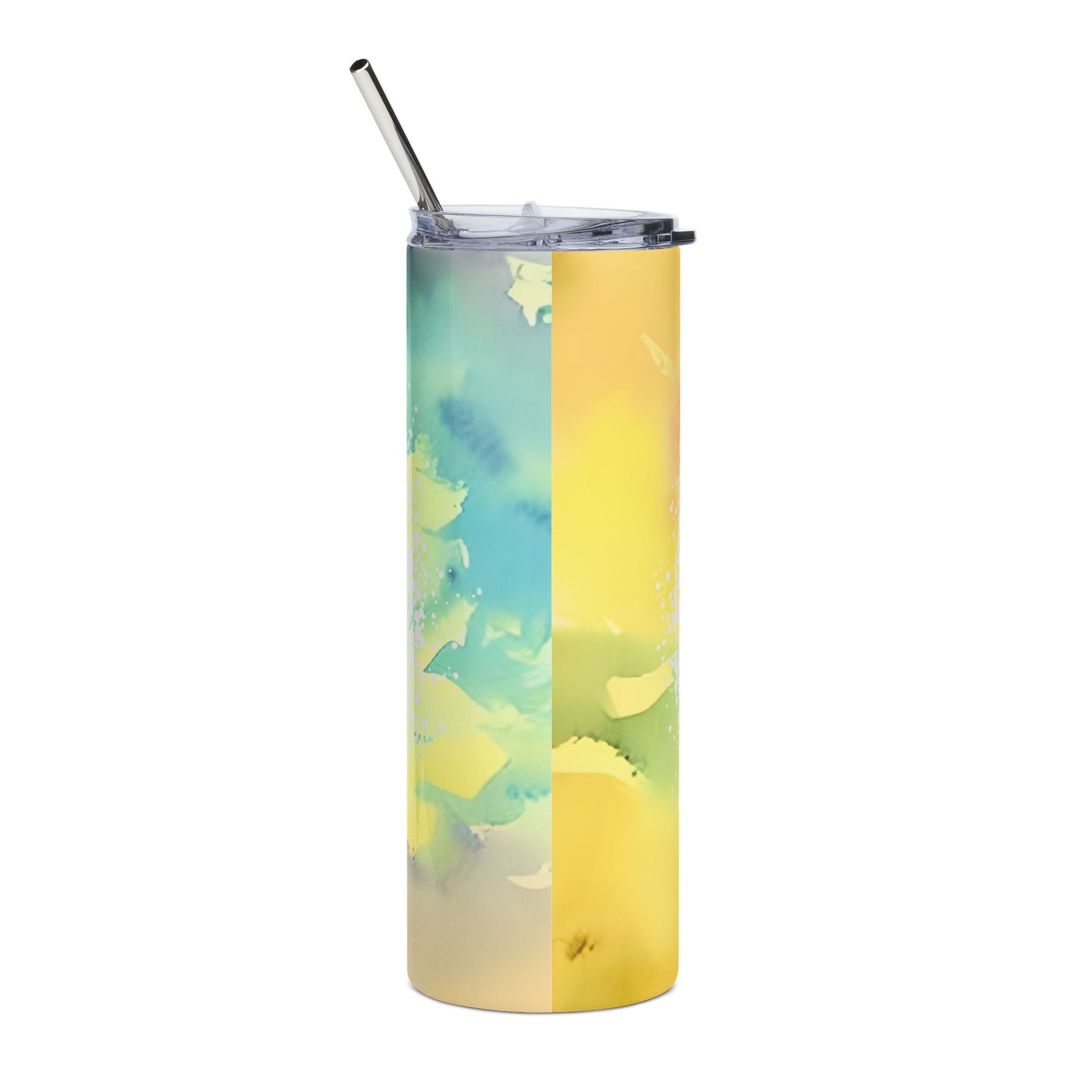 Mama Stainless Steel Tumbler – 20oz Insulated Travel Cup, Bright Yellow Mama Gift