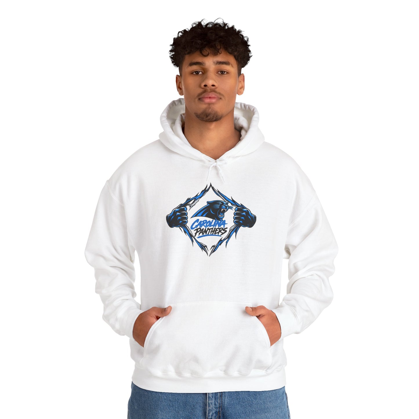 Panther Claw Hoodie — 'Courage Conquers' Graphic