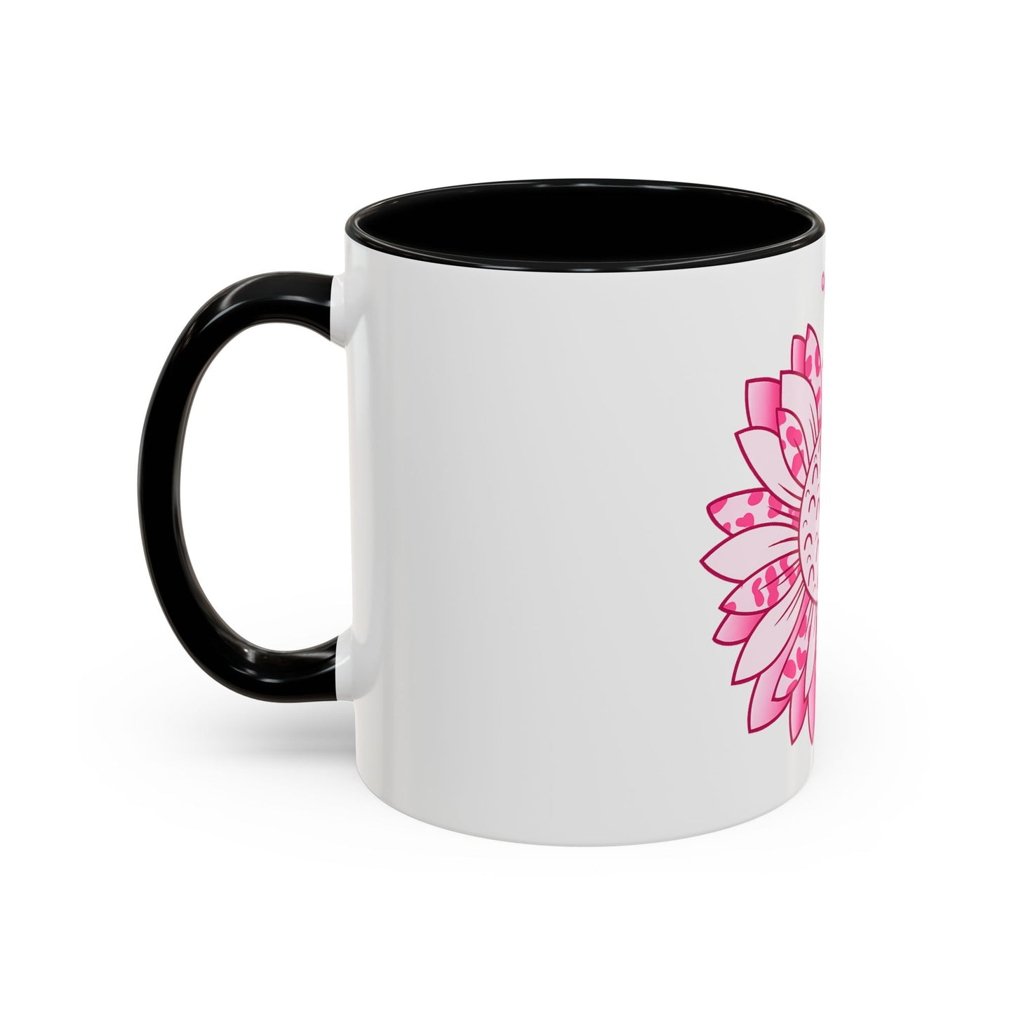 BREAST CANCER FLOWER MUG