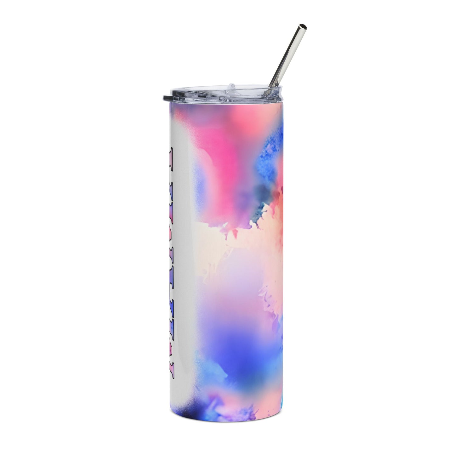 Mama 20oz Stainless Steel Tumbler — Pastel Tie-Dye Insulated Travel Cup