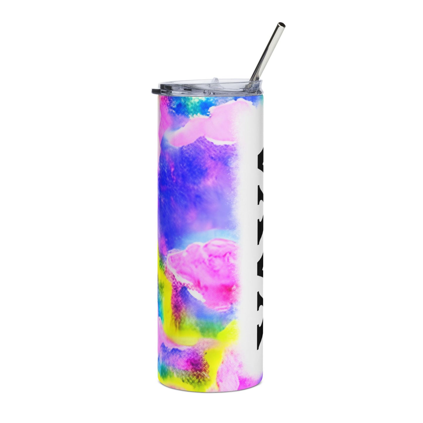 YAYA Watercolor Skinny Tumbler — 20oz Stainless Steel Travel Cup