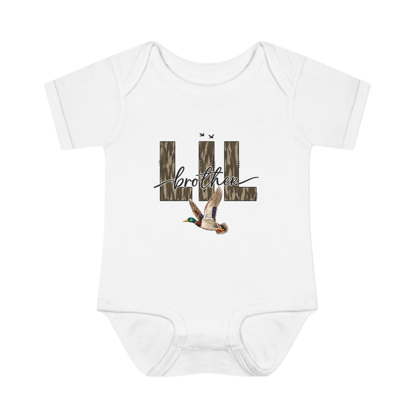 Little Duckling Baby Bodysuit — Camouflage 'Little' Design Infant Onesie