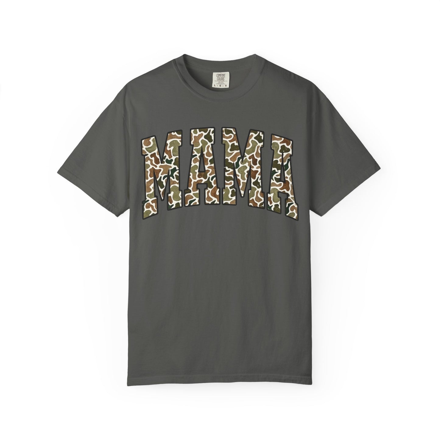 Mama Camo T-Shirt — Women's 'MAMA' Camo Print Tee, Mother's Day Gift