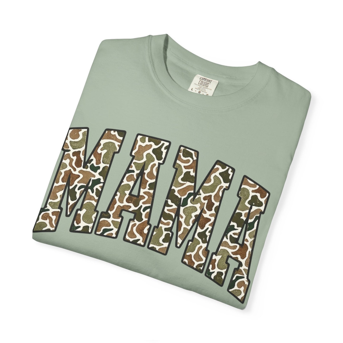 Mama Camo T-Shirt — Women's 'MAMA' Camo Print Tee, Mother's Day Gift