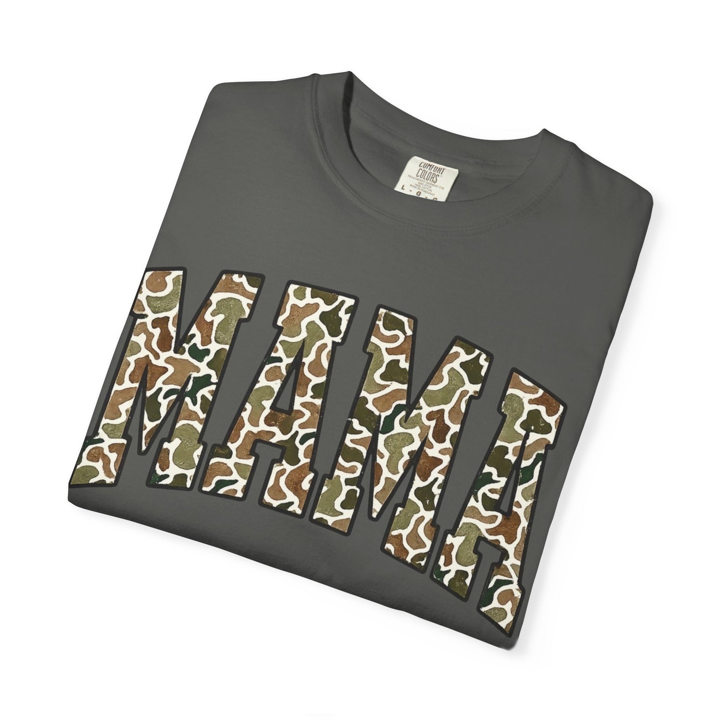Mama Camo T-Shirt — Women's 'MAMA' Camo Print Tee, Mother's Day Gift