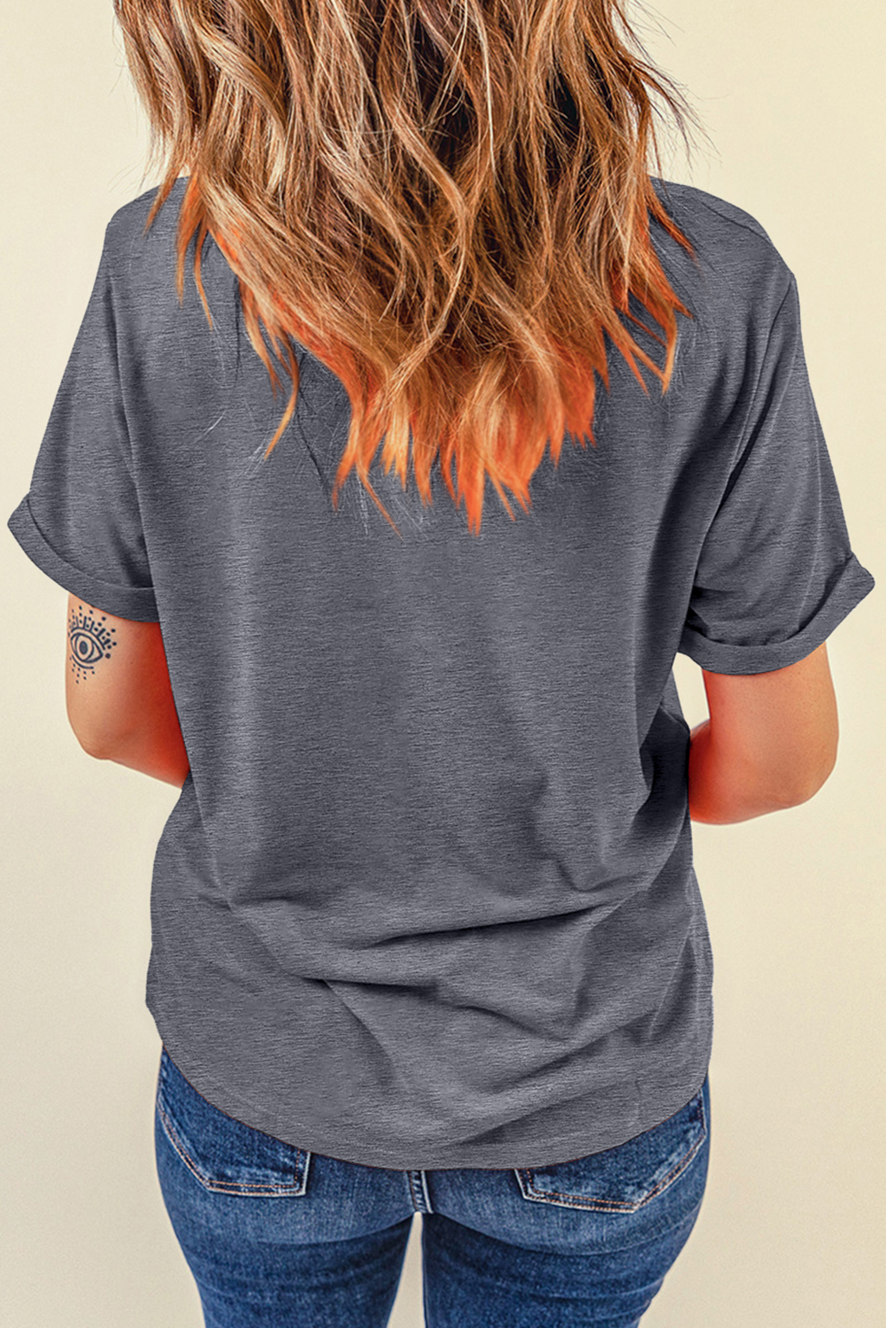 Gray Leopard MOM Graphic Crewneck Mothers Day T Shirt