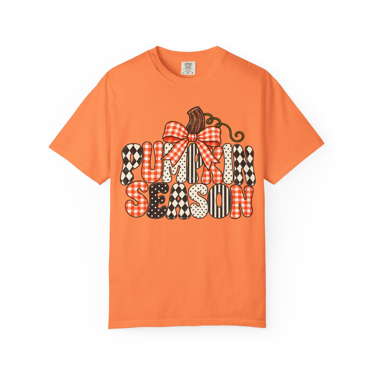 Pumpkin Season T-Shirt — Plaid & Patchwork Fall Tee