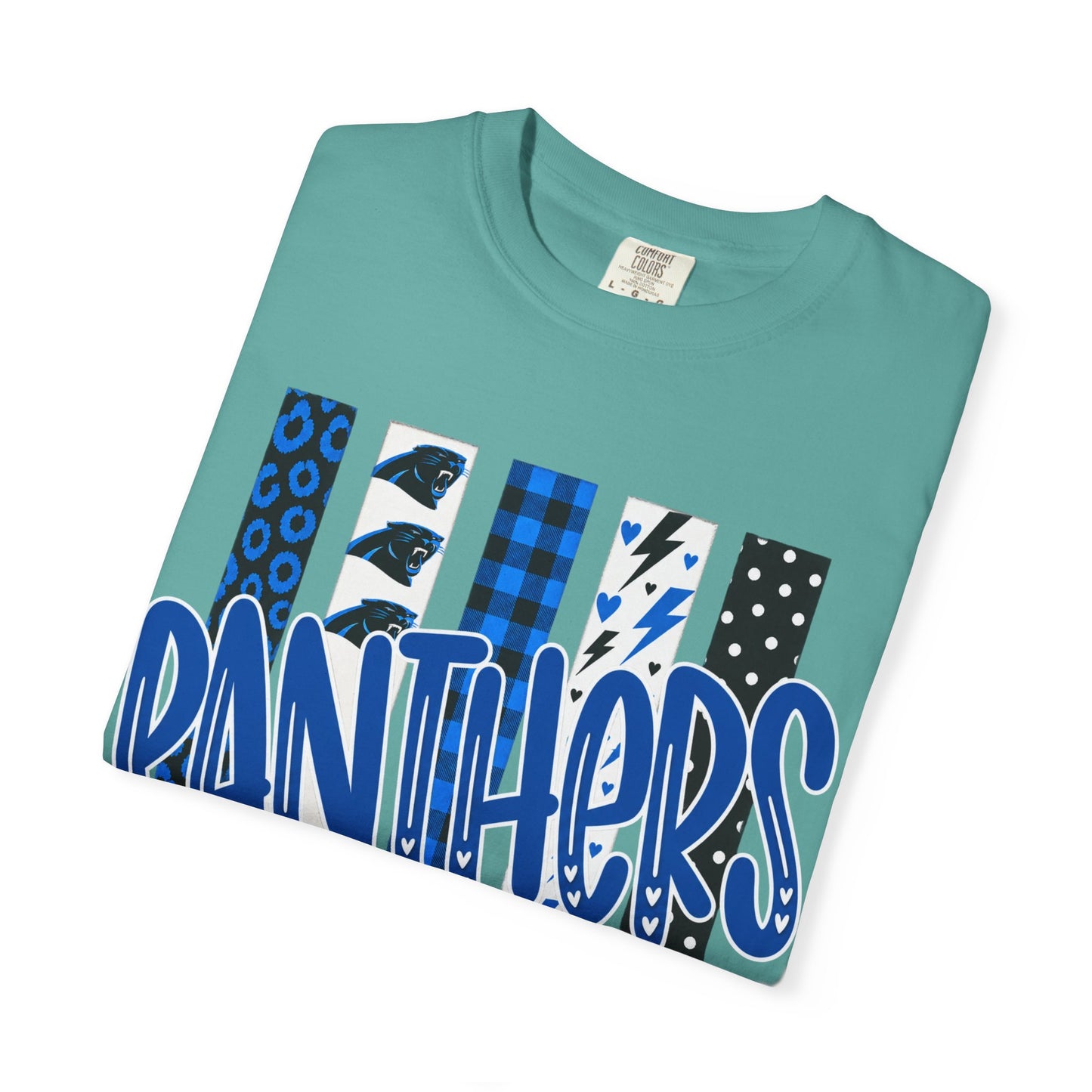 PANTHERS COQUETTE BOW TEE