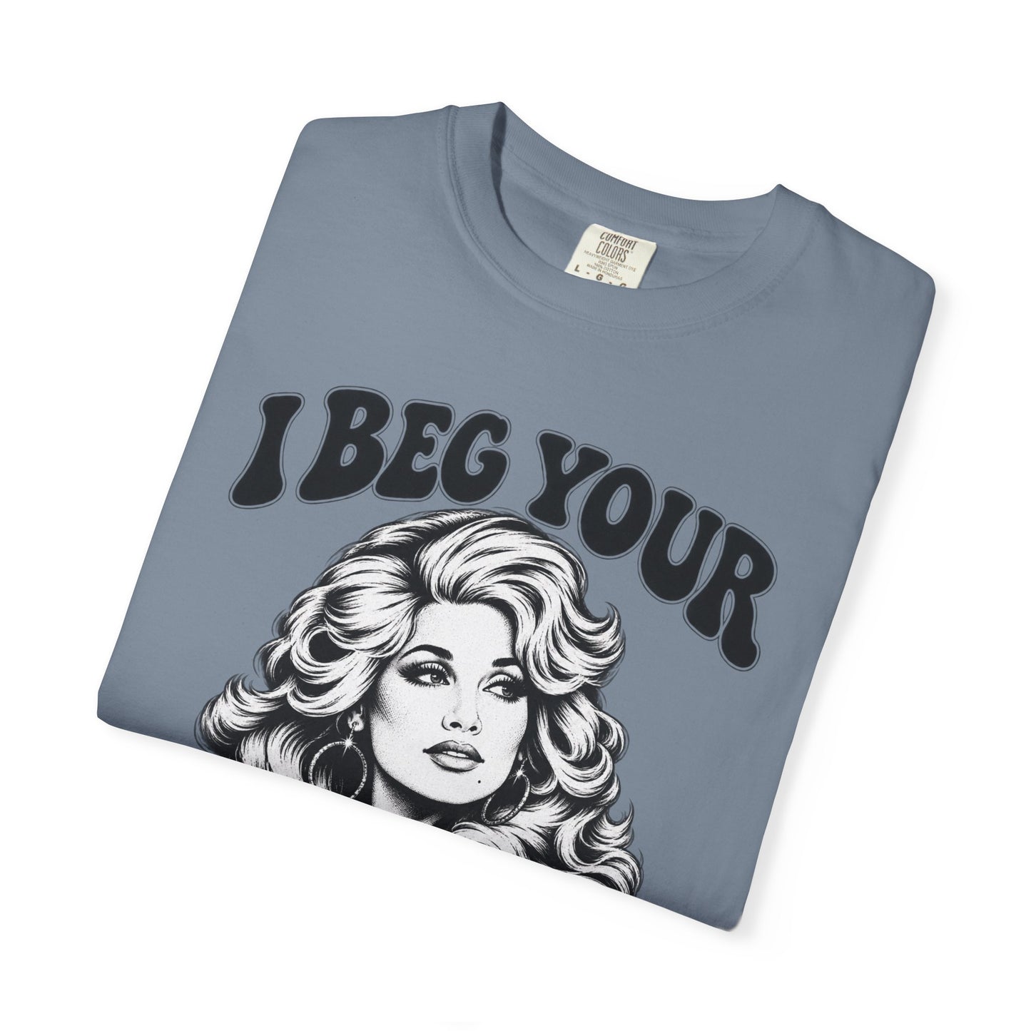 “I Beg Your” Retro Glam Portrait Tee