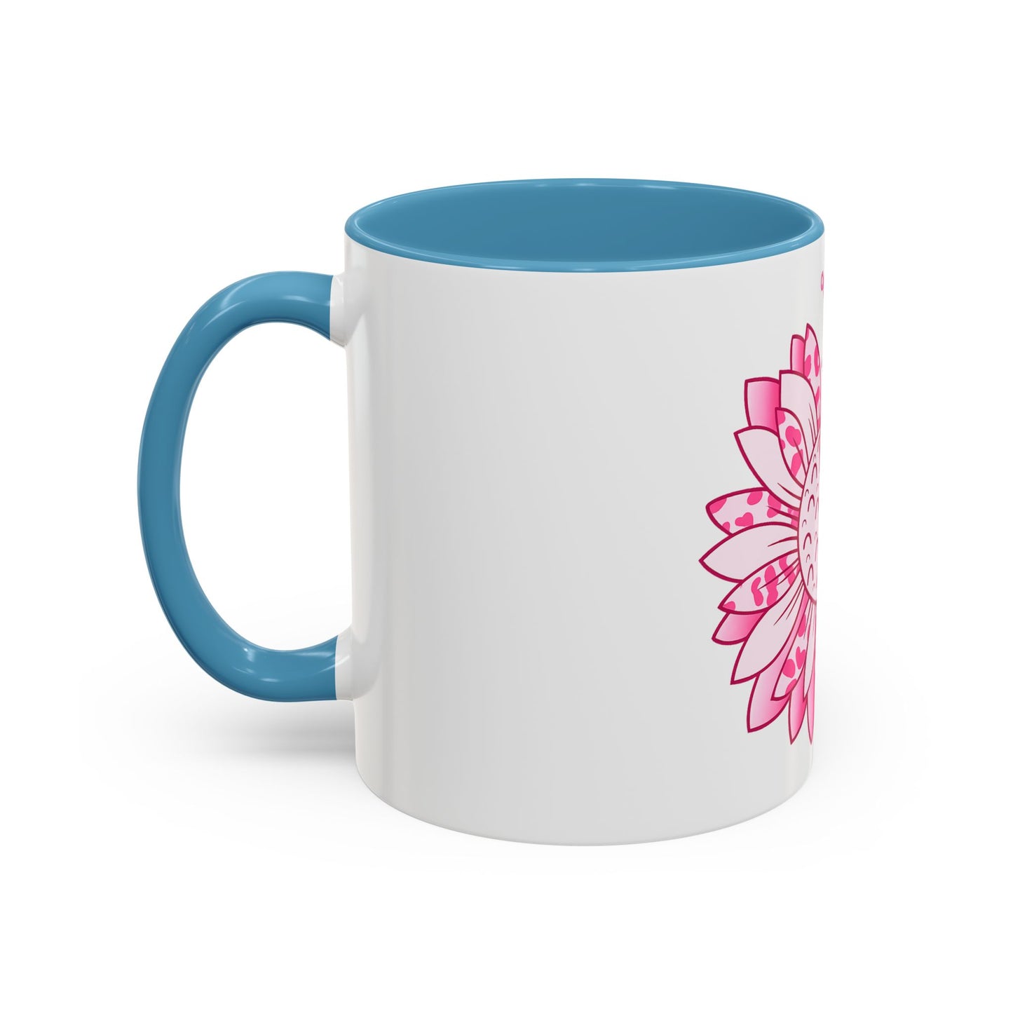 BREAST CANCER FLOWER MUG