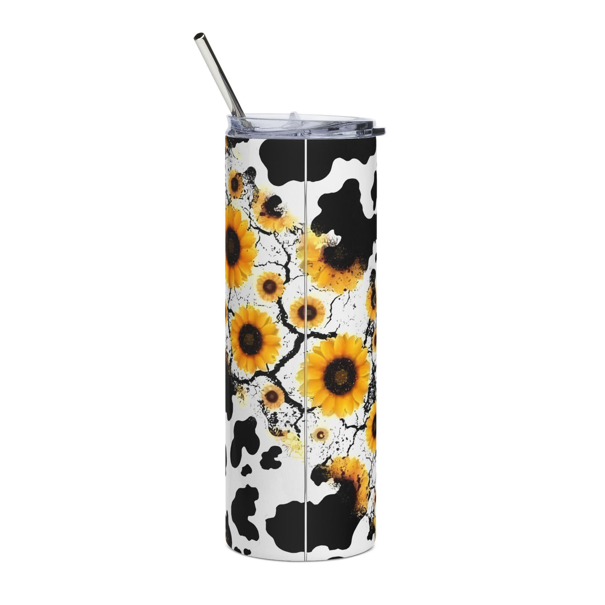 Sunflower Cow Print