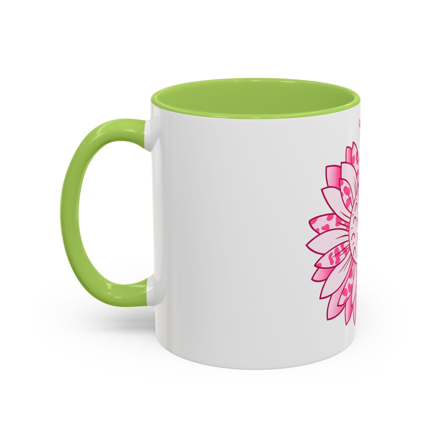 BREAST CANCER FLOWER MUG