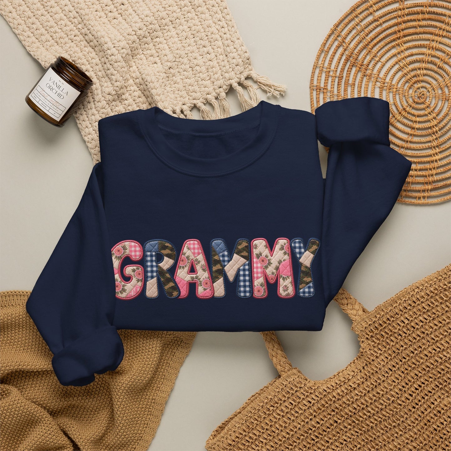 Grammy Floral Crewneck Sweatshirt — Cozy Grandma Gift