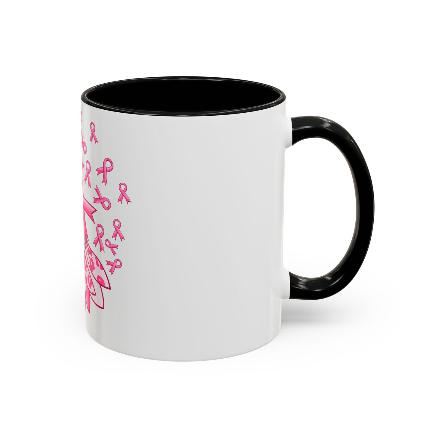 BREAST CANCER FLOWER MUG