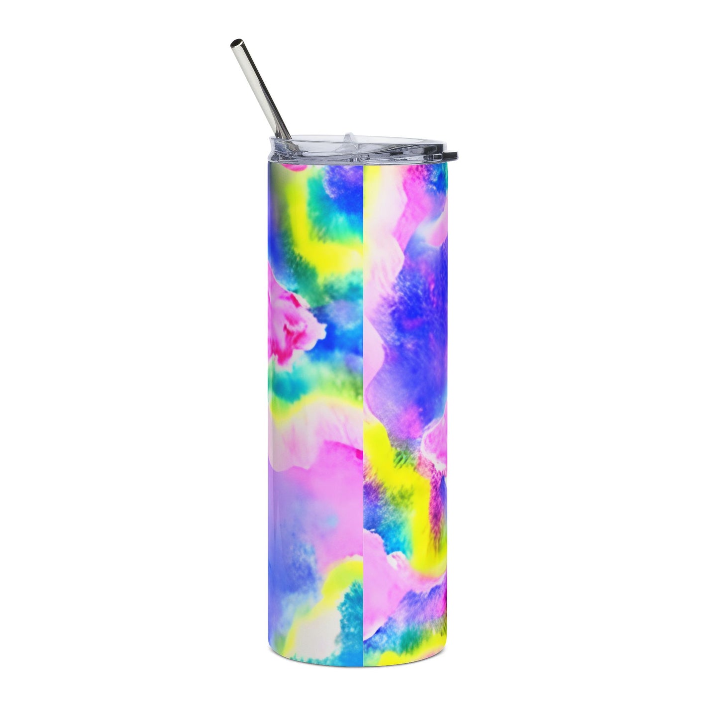 YAYA Watercolor Skinny Tumbler — 20oz Stainless Steel Travel Cup