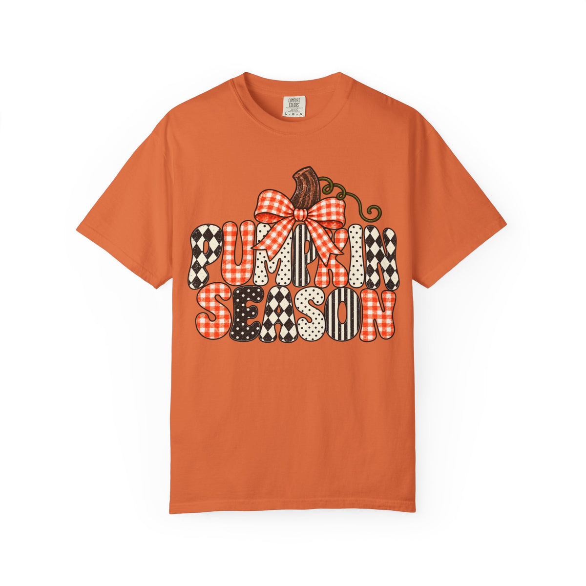 Pumpkin Season T-Shirt — Plaid & Patchwork Fall Tee