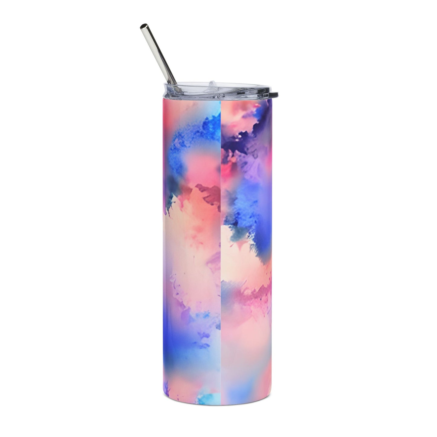 Mama 20oz Stainless Steel Tumbler — Pastel Tie-Dye Insulated Travel Cup
