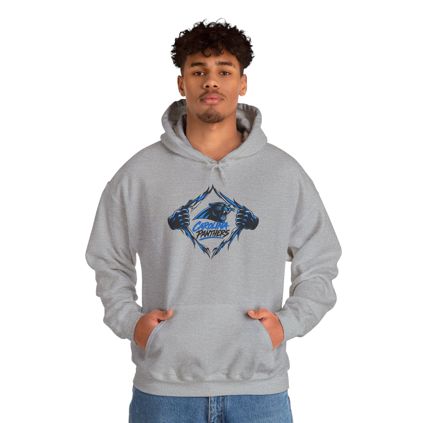 Panther Claw Hoodie — 'Courage Conquers' Graphic