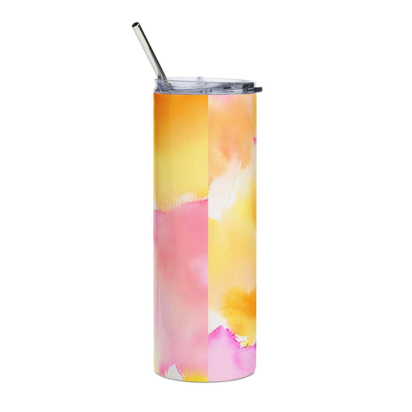 GIGI Watercolor Stainless Steel Tumbler — 20oz Insulated Cup