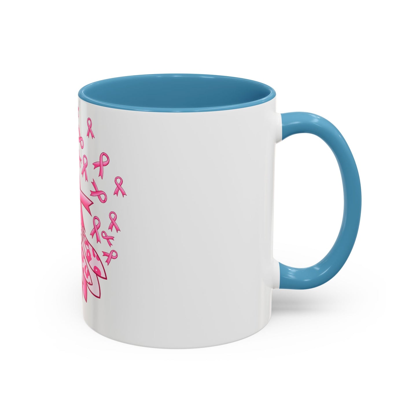 BREAST CANCER FLOWER MUG