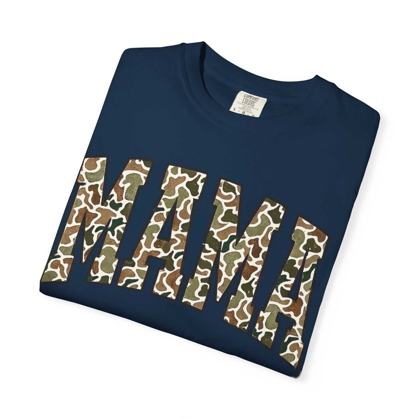 Mama Camo T-Shirt — Women's 'MAMA' Camo Print Tee, Mother's Day Gift