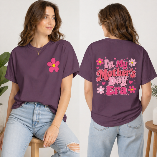 Mother's Day Era T-Shirt — Retro Floral Graphic Tee