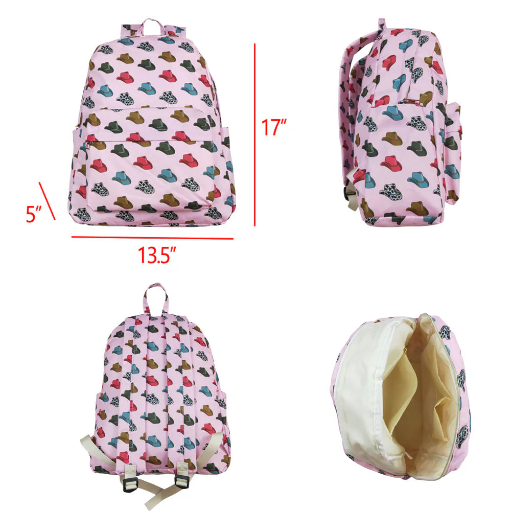 Cowgirl hat backpack