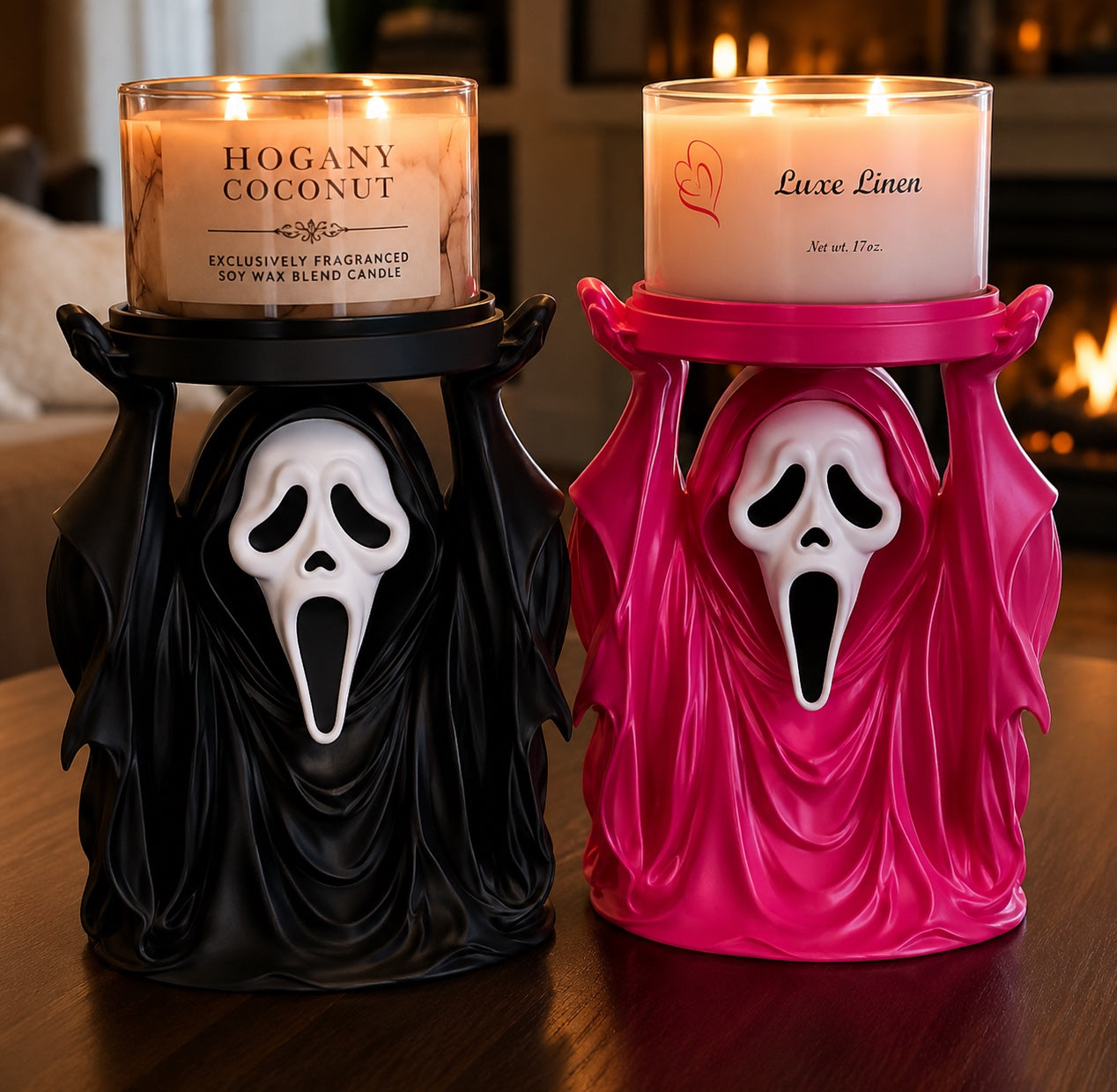 GHOST FACE CANDLE HOLDER PREORDER